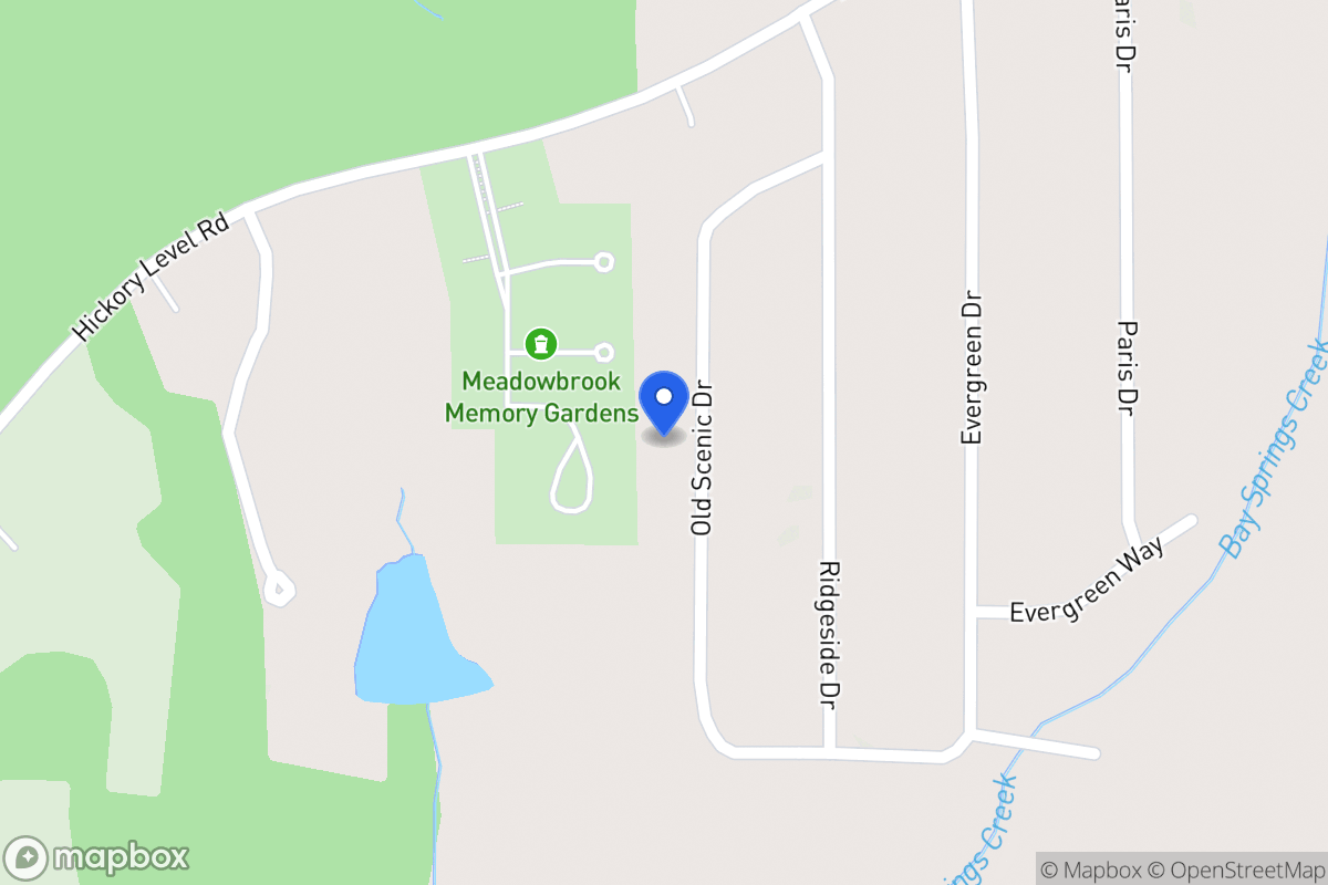 Map of 2213 Old Scenic Dr