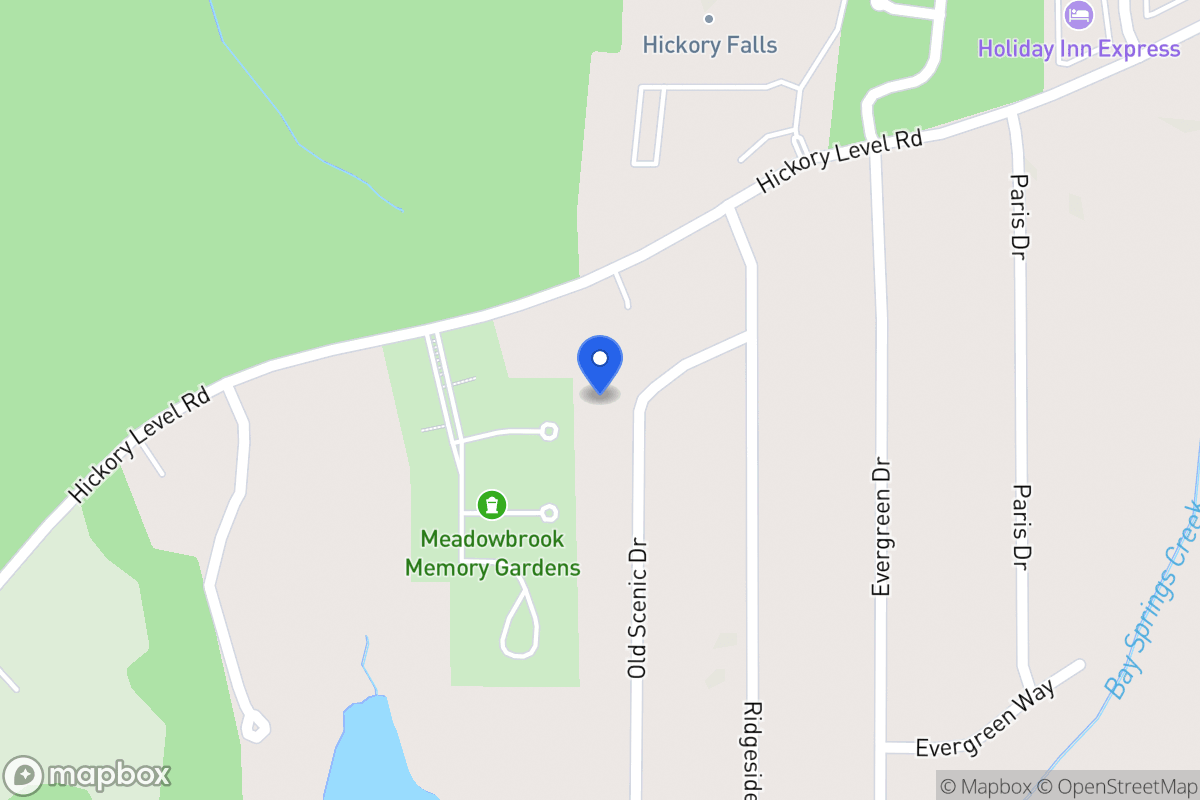 Map of 2109 Old Scenic Dr