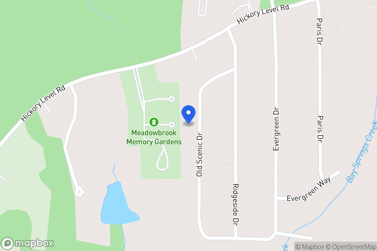 Map of 2205 Old Scenic Dr