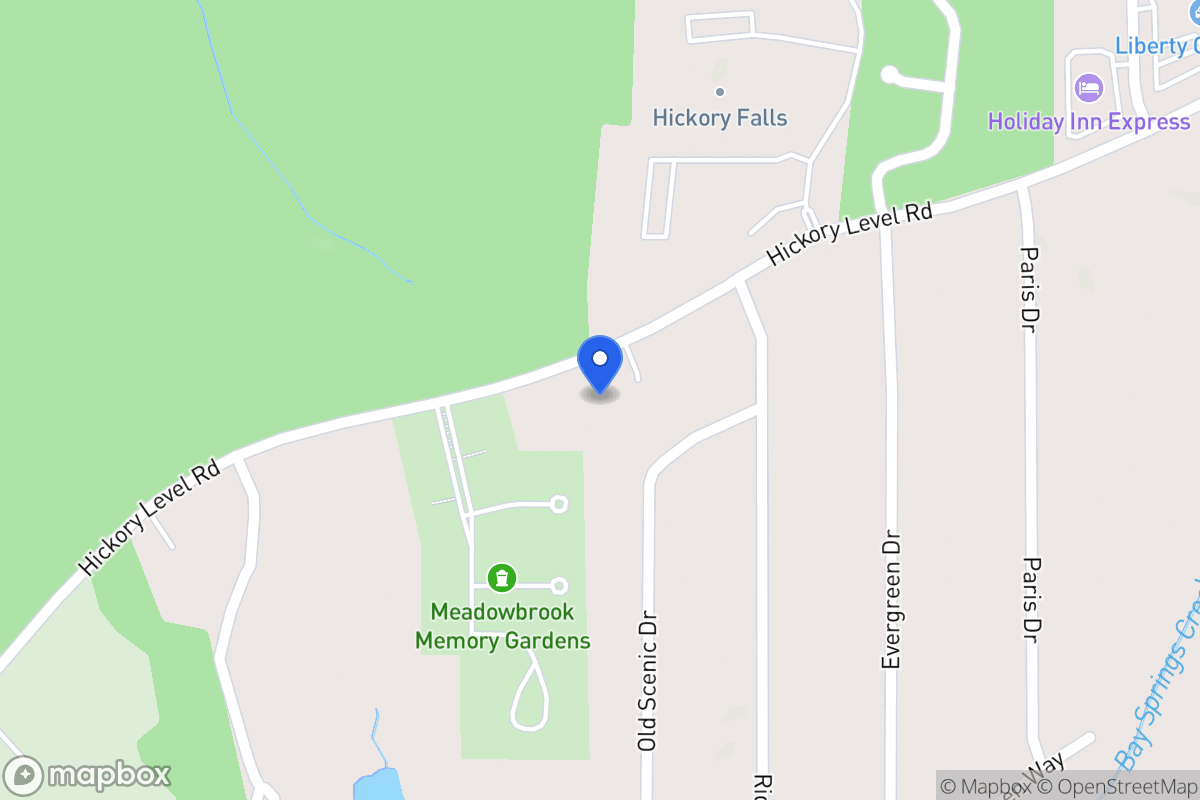 Map of 1000 Hickory Level Rd