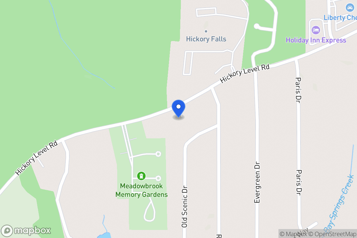 Map of 906 Hickory Level Rd