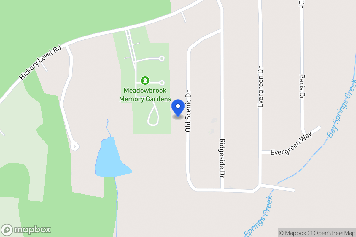 Map of 2219 Old Scenic Dr