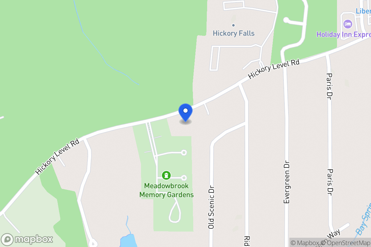 Map of 1004 Hickory Level Rd