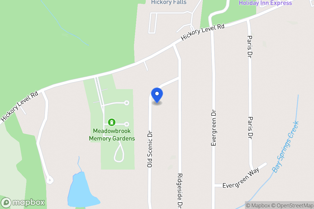 Map of 2110 Old Scenic Dr