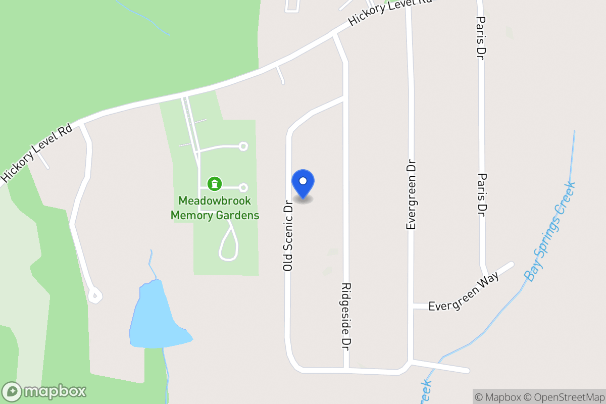 Map of 2208 Old Scenic Dr