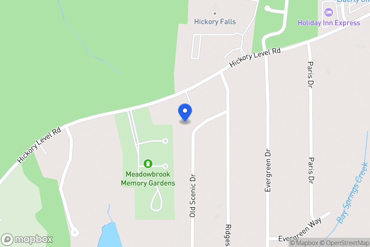 Map of 2107 Old Scenic Dr