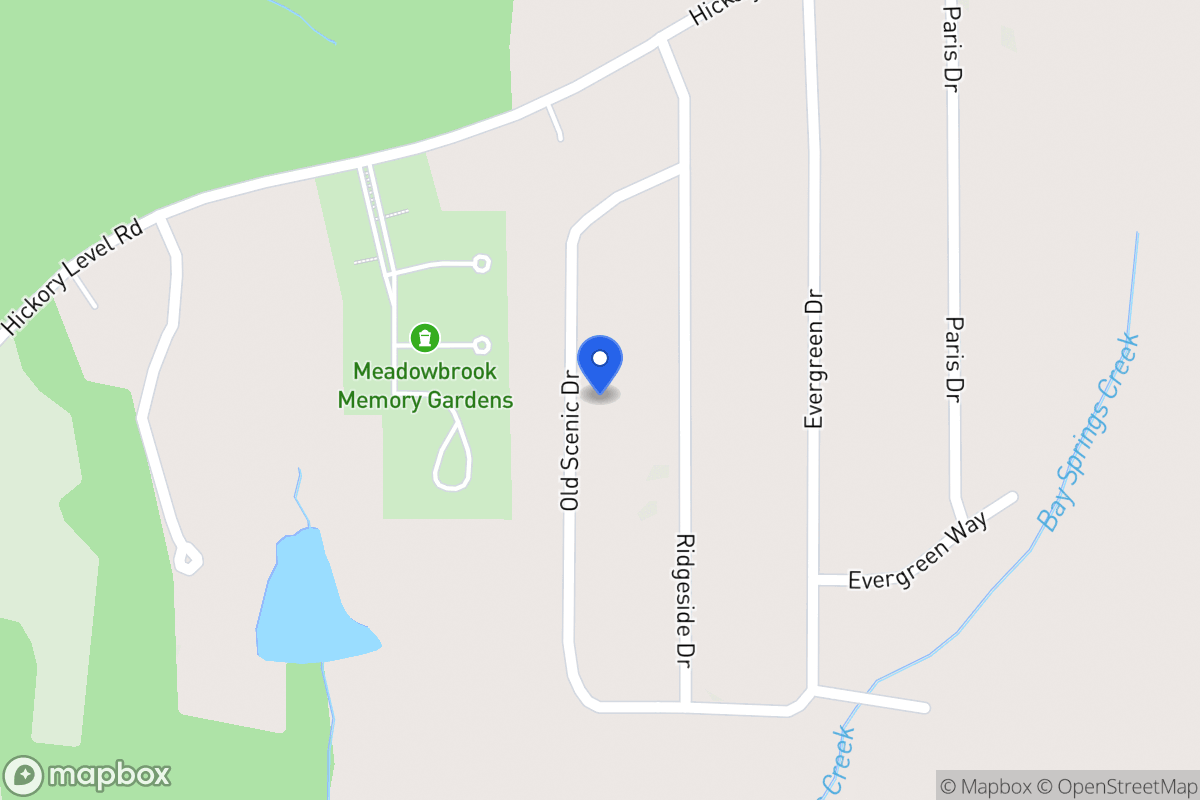 Map of 2210 Old Scenic Dr