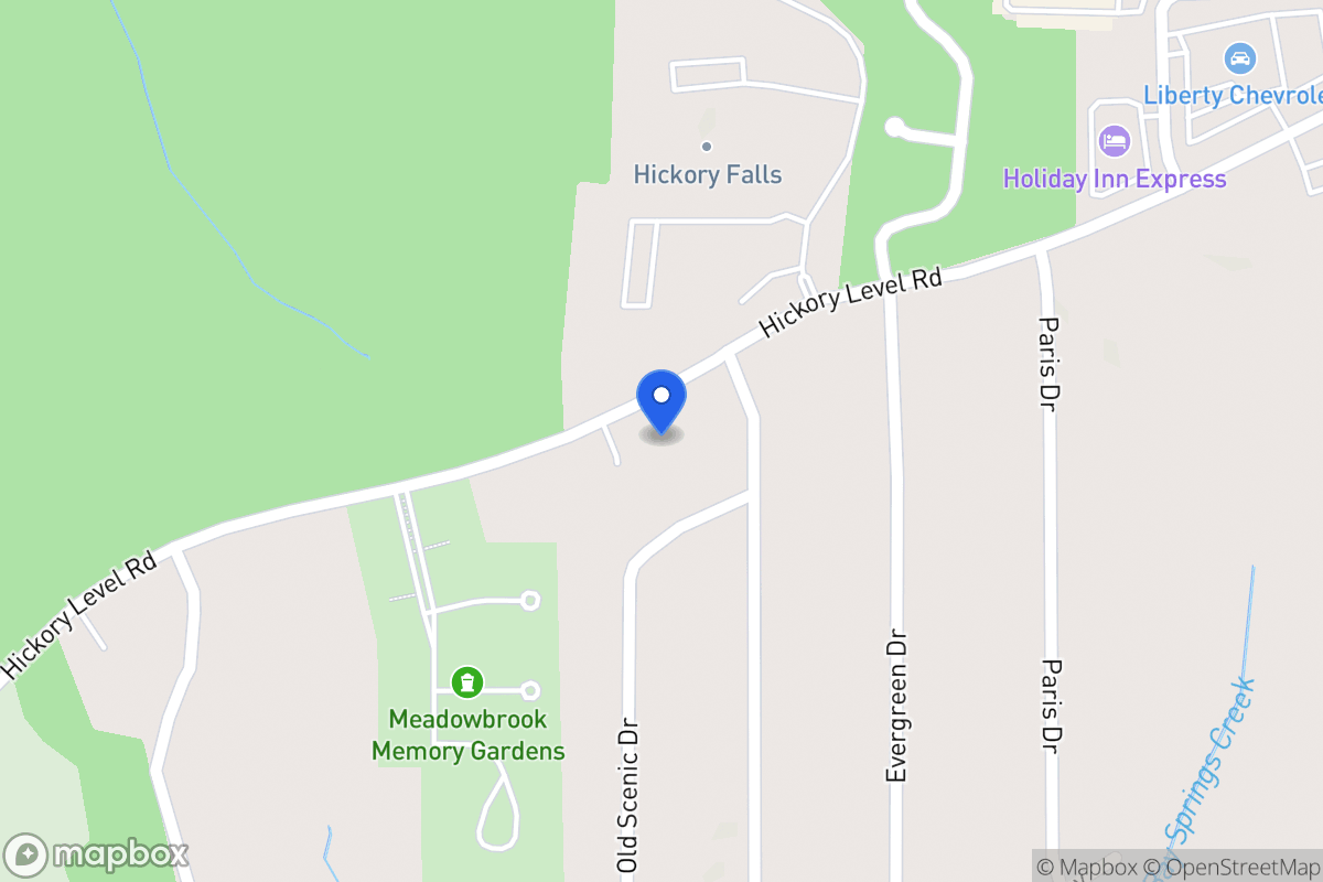 Map of 902 Hickory Level Rd