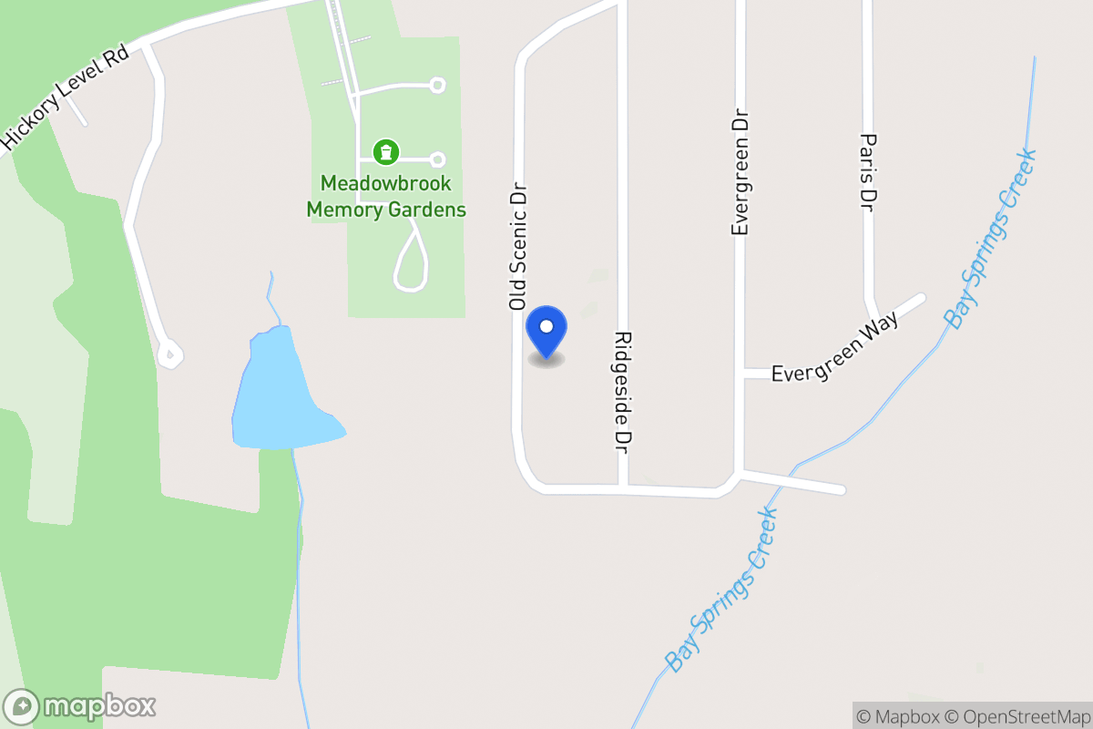 Map of 2228 Old Scenic Dr