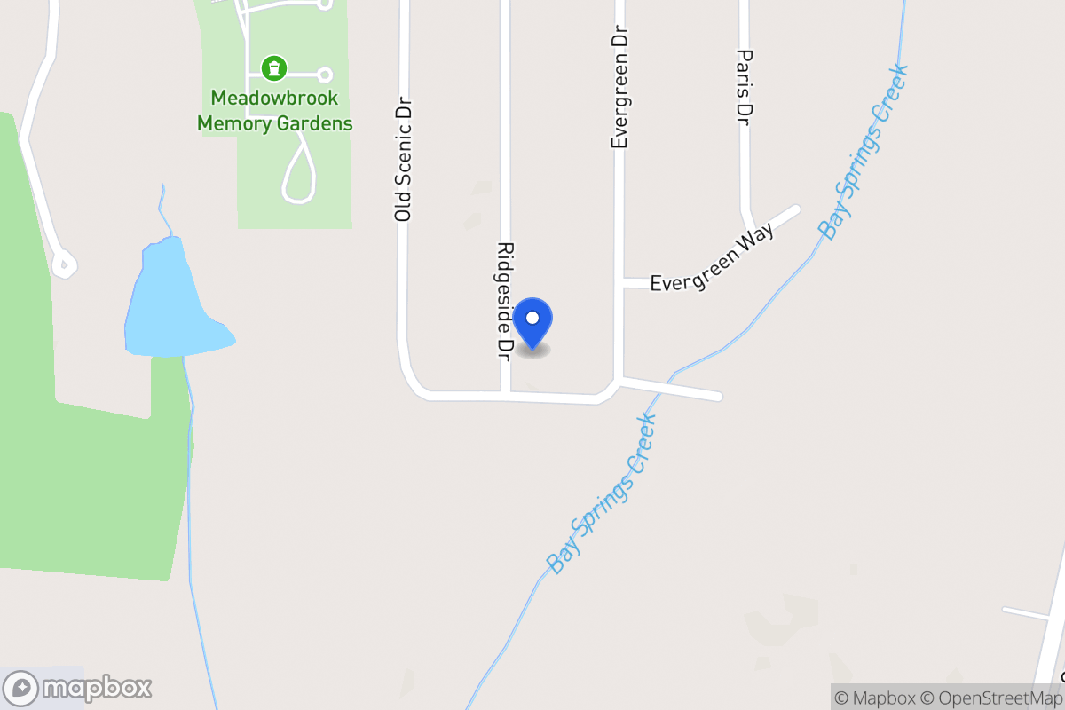Map of 2240 Ridgeside Dr