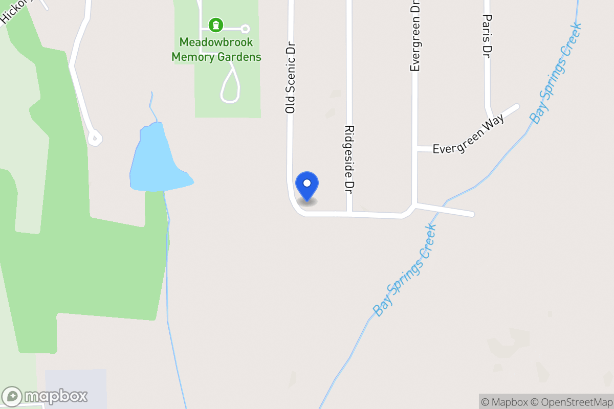 Map of 2242 Old Scenic Dr