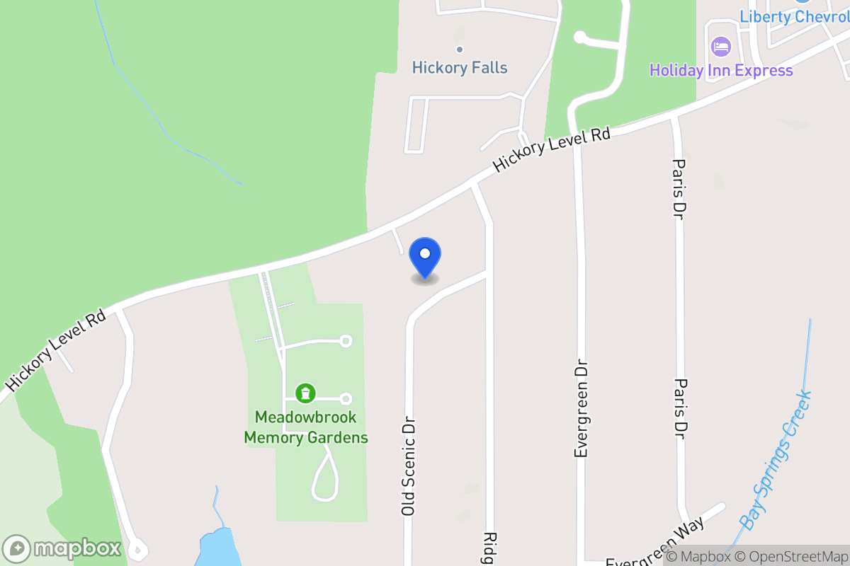 Map of 2103 Old Scenic Dr