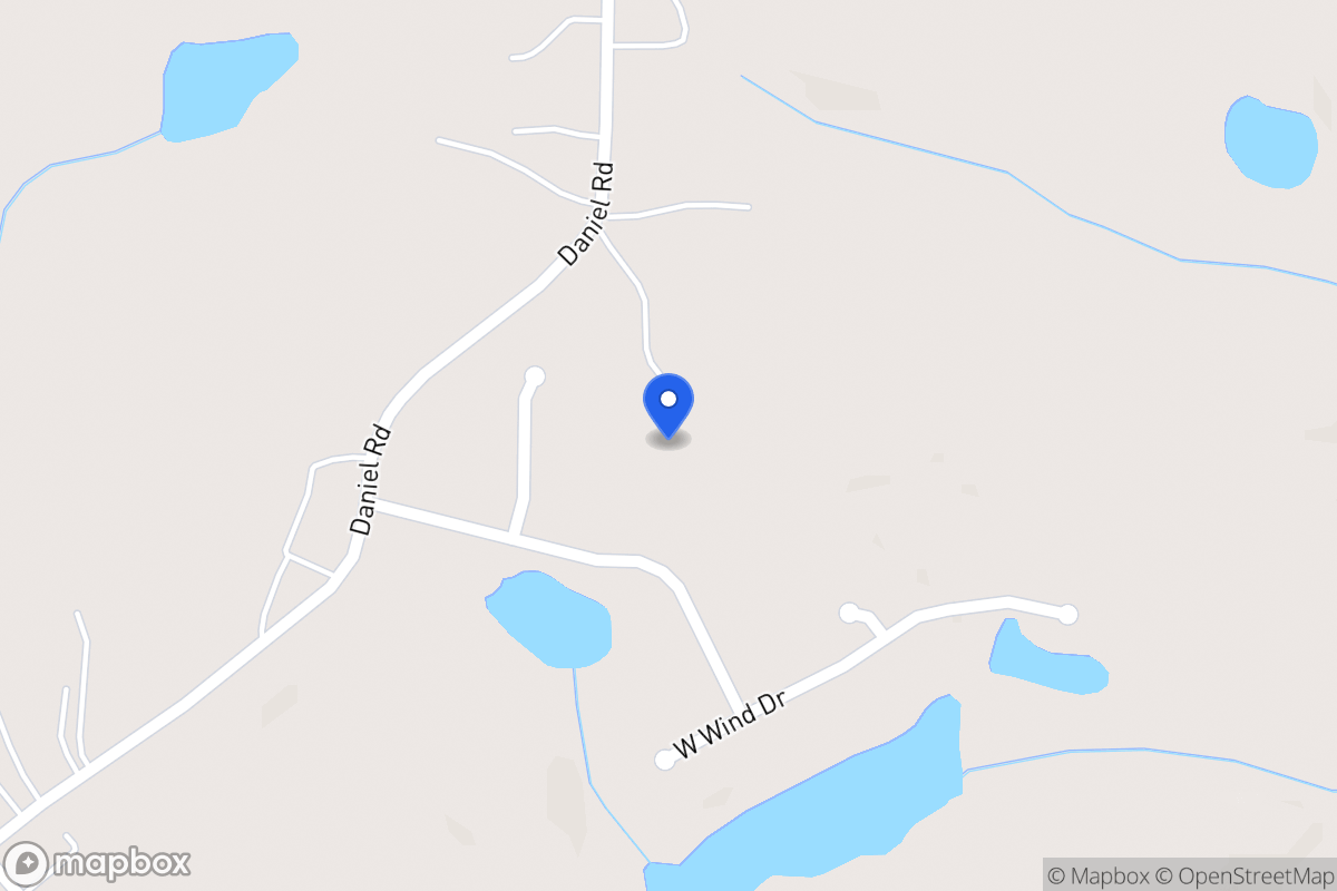 Map of 989 Daniel Rd