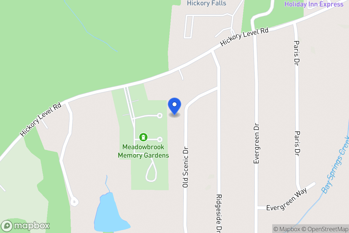 Map of 2111 Old Scenic Dr