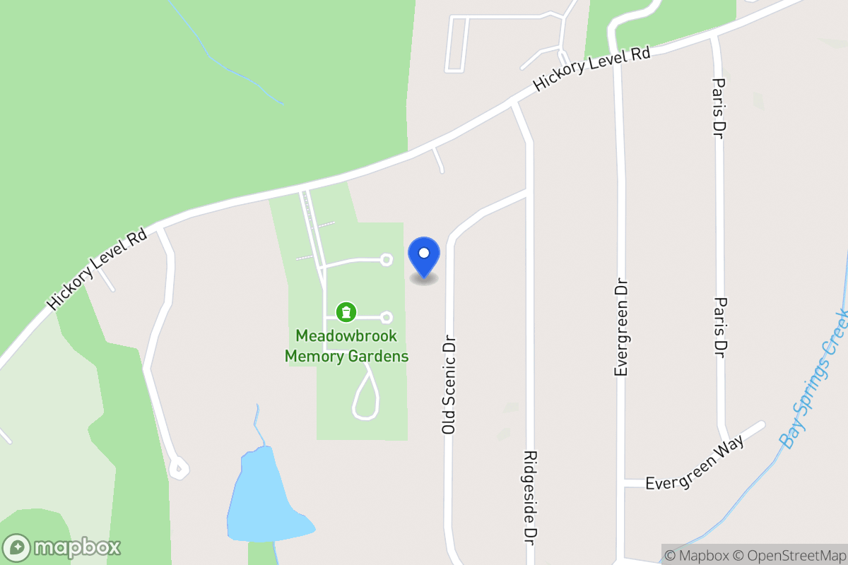 Map of 2117 Old Scenic Dr
