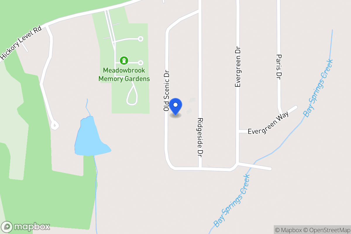 Map of 2224 Old Scenic Dr