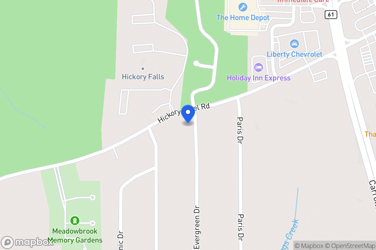 Map of 782 Hickory Level Rd