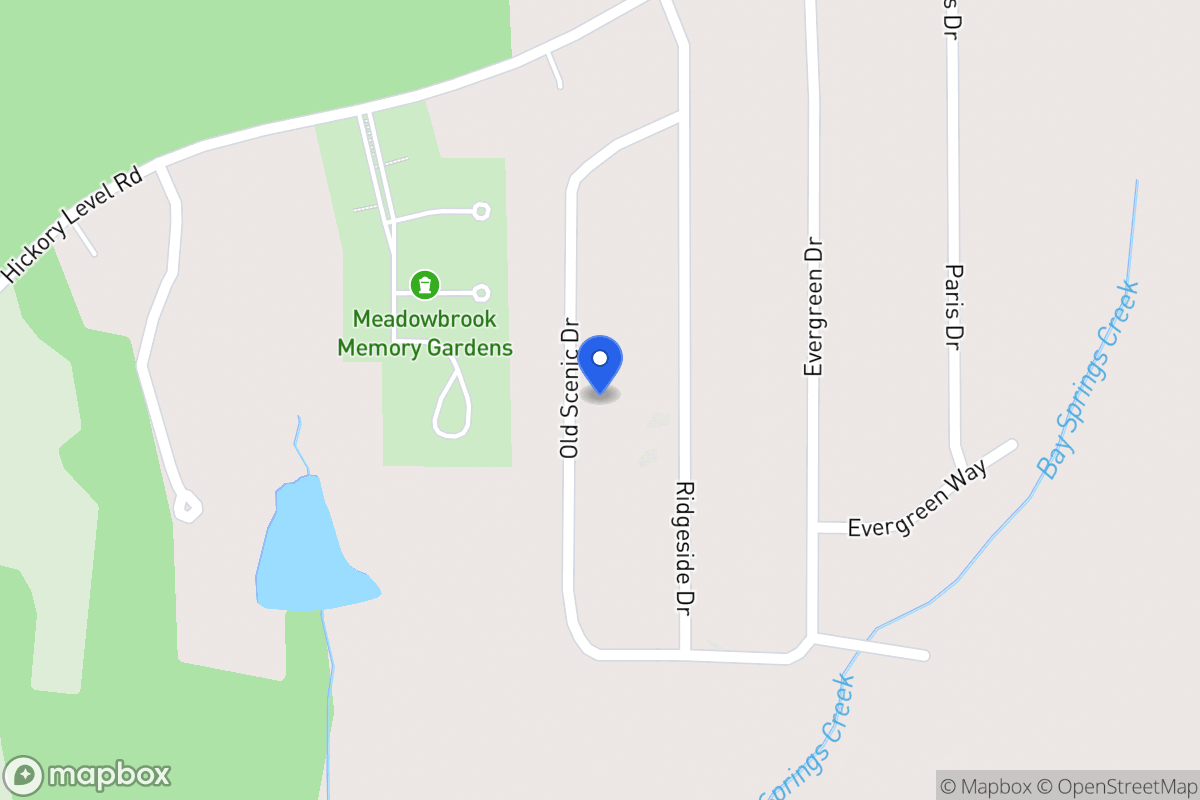 Map of 2214 Old Scenic Dr