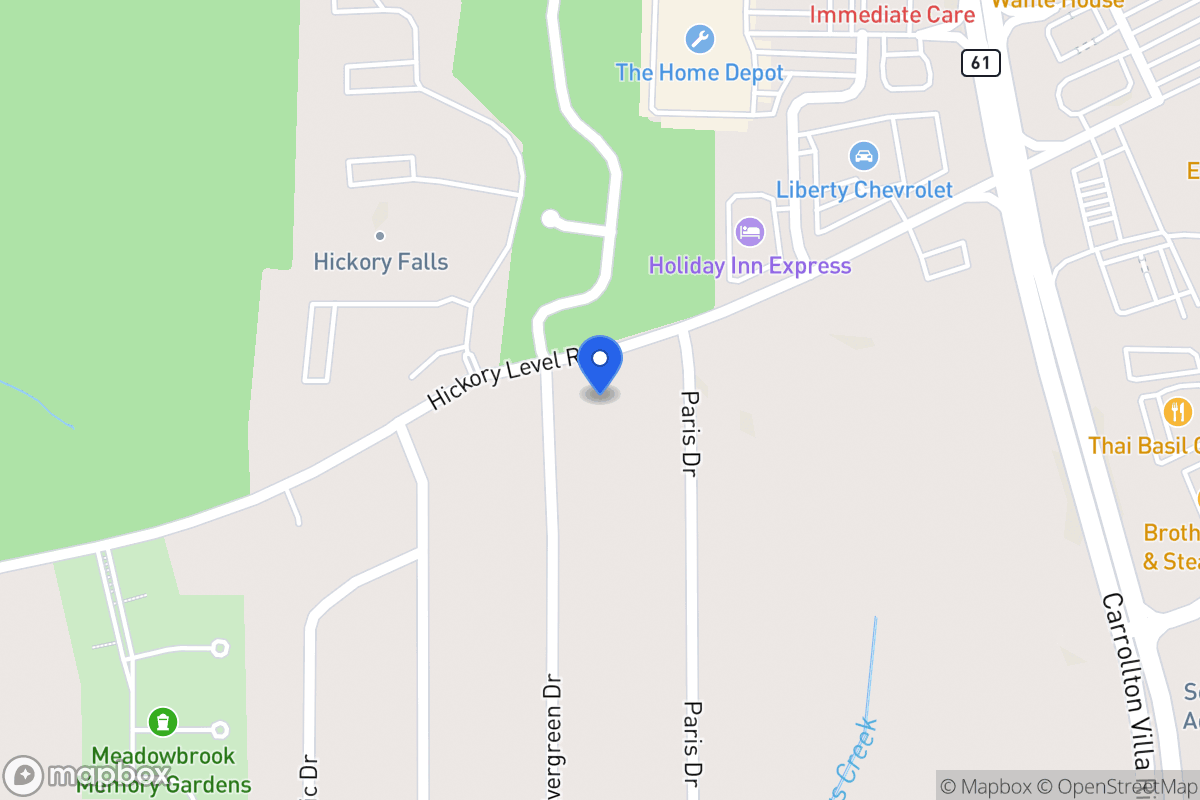 Map of 756 Hickory Level Rd