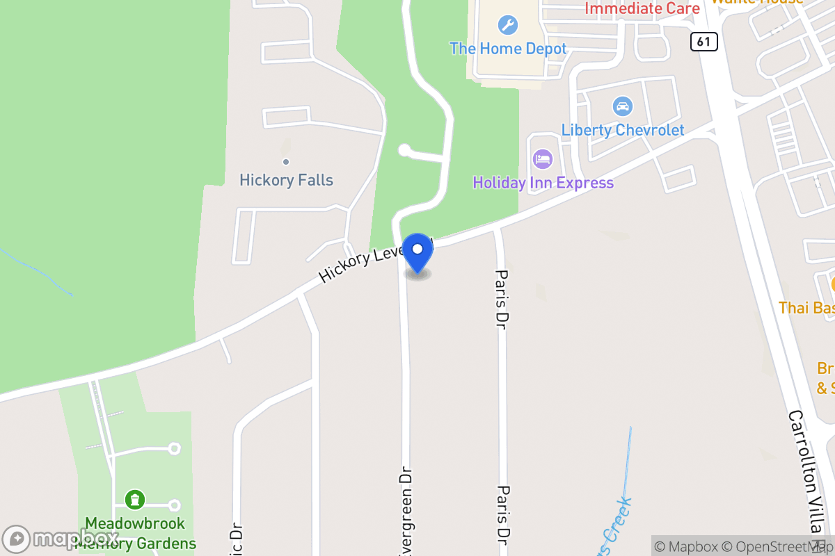 Map of 766 Hickory Level Rd