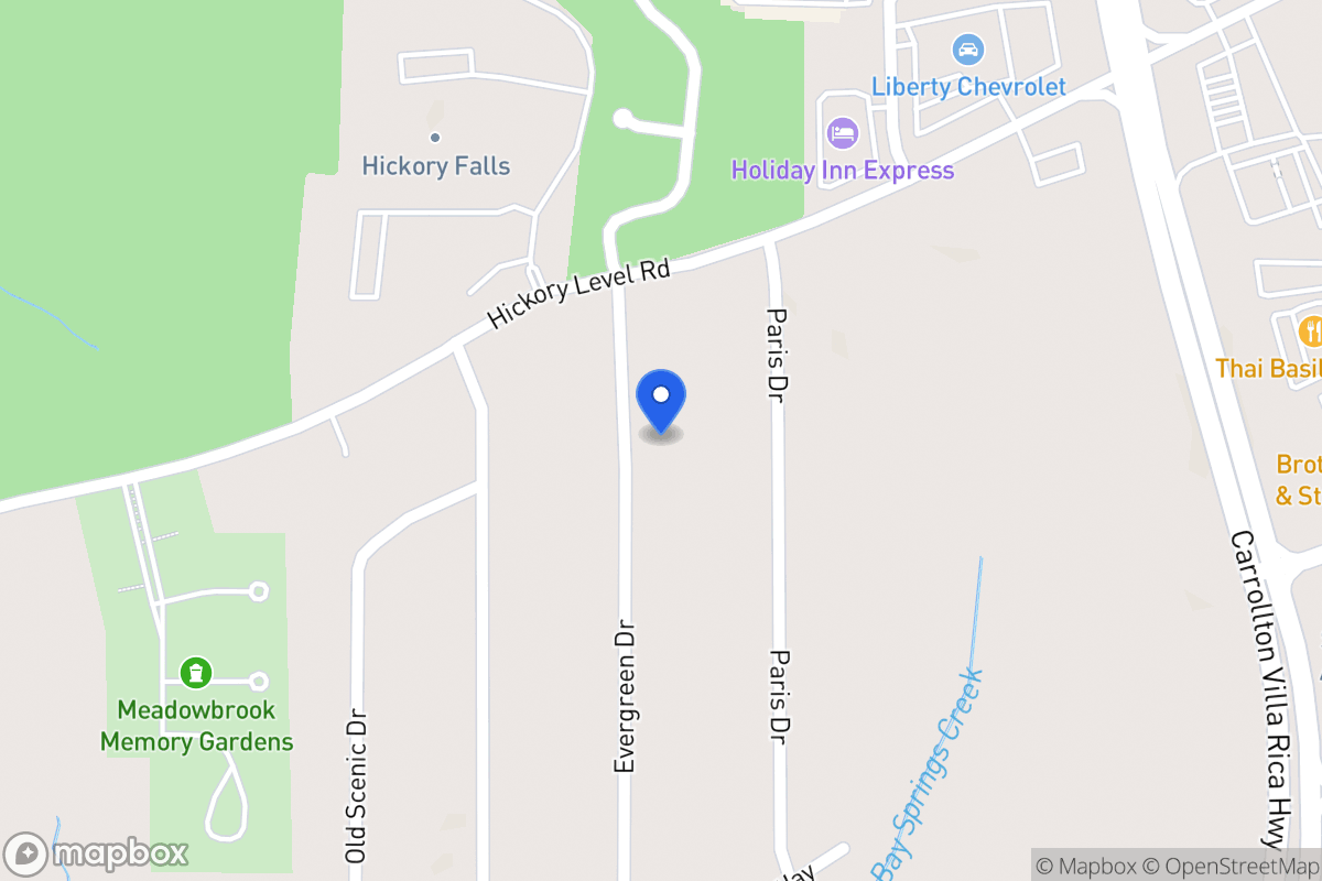 Map of 46 Evergreen Dr