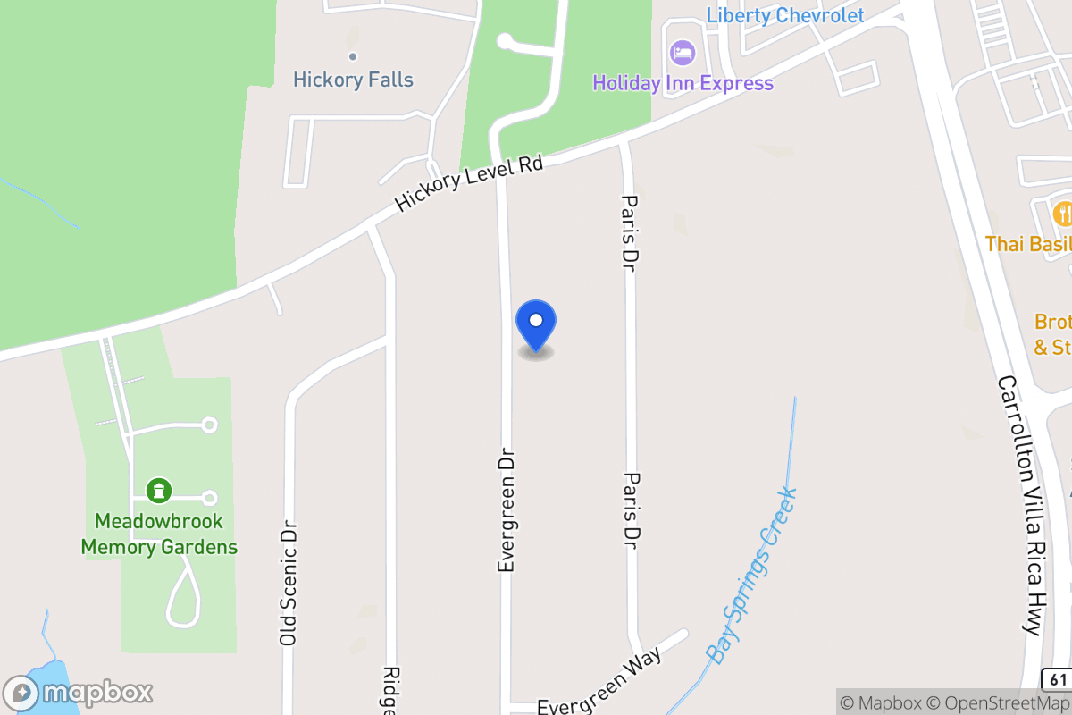 Map of 66 Evergreen Dr