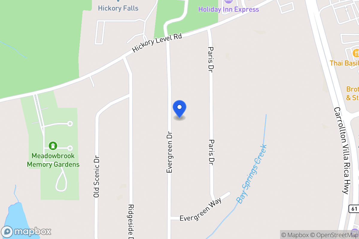 Map of 86 Evergreen Dr