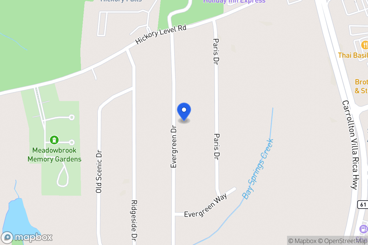 Map of 96 Evergreen Dr