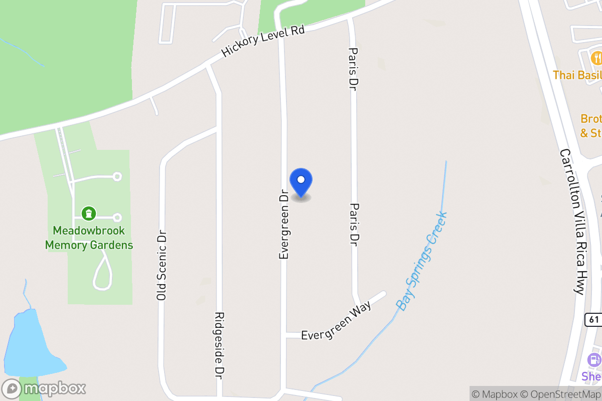 Map of 106 Evergreen Dr