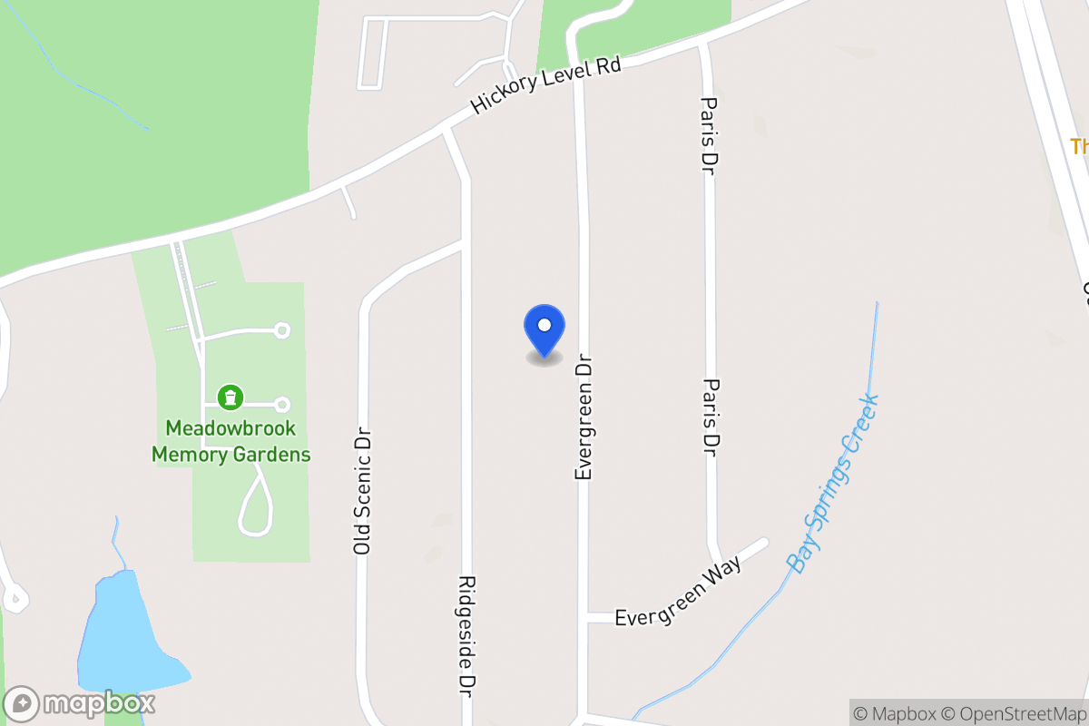 Map of 99 Evergreen Dr