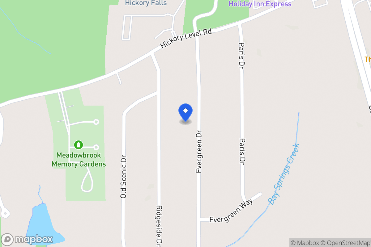 Map of 89 Evergreen Dr