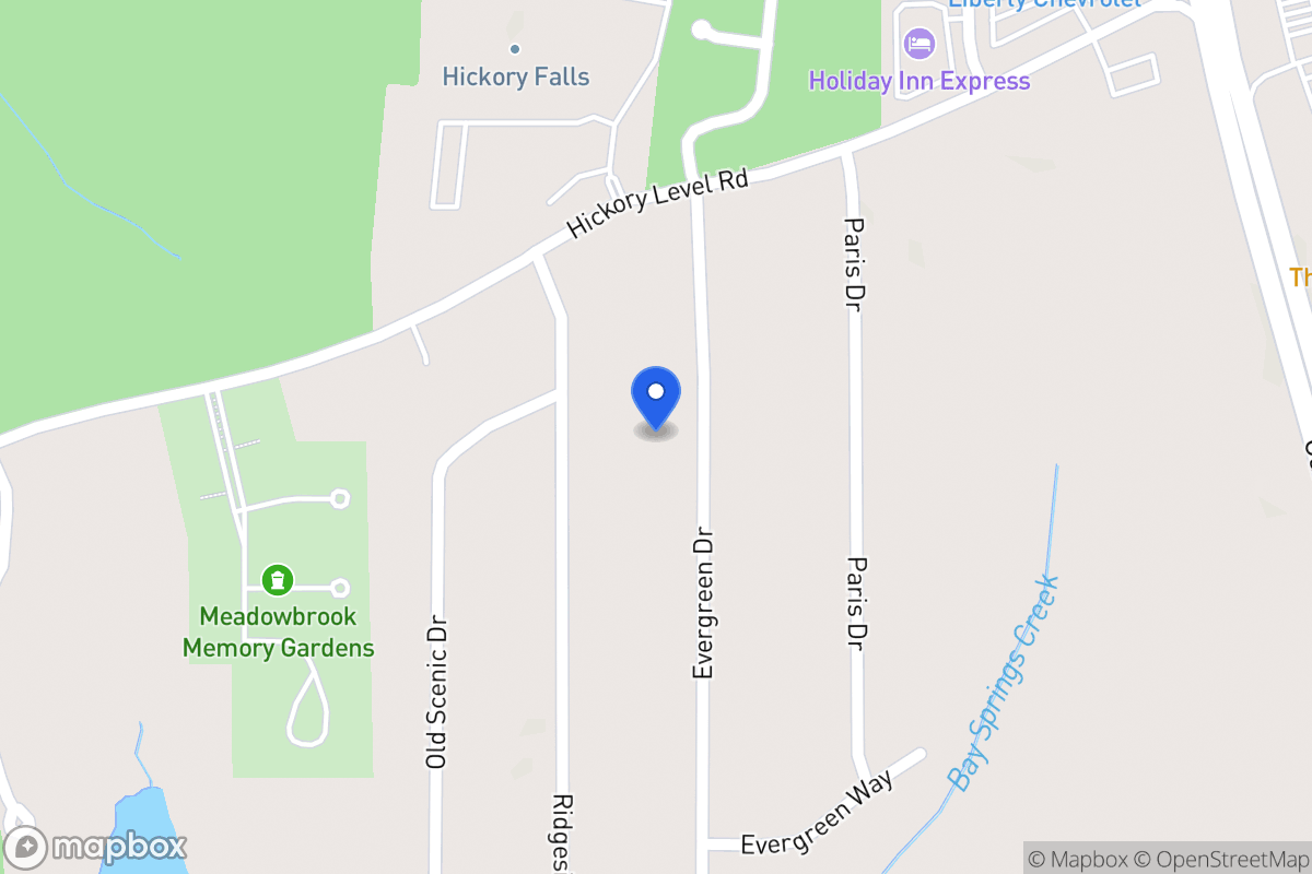 Map of 69 Evergreen Dr