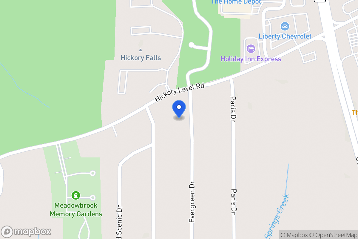 Map of 29 Evergreen Dr