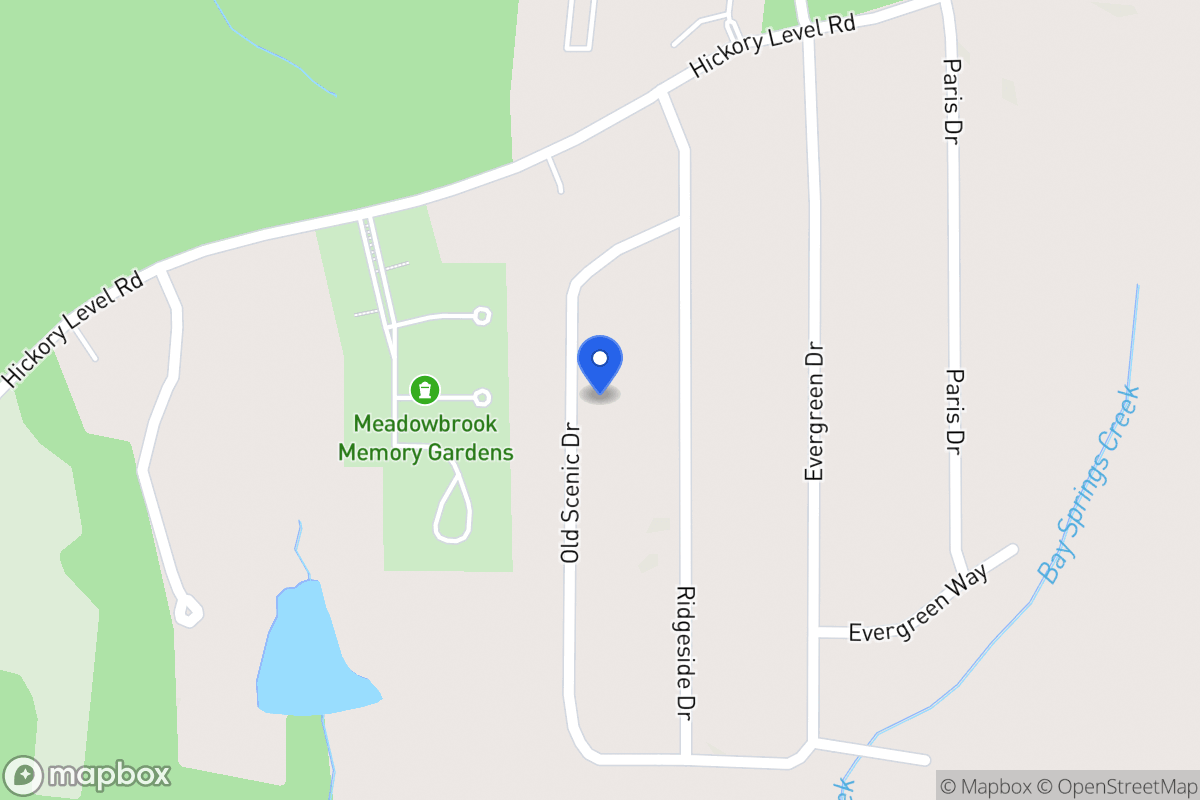 Map of 2204 Old Scenic Dr