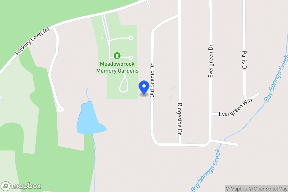 Map of 2223 Old Scenic Dr