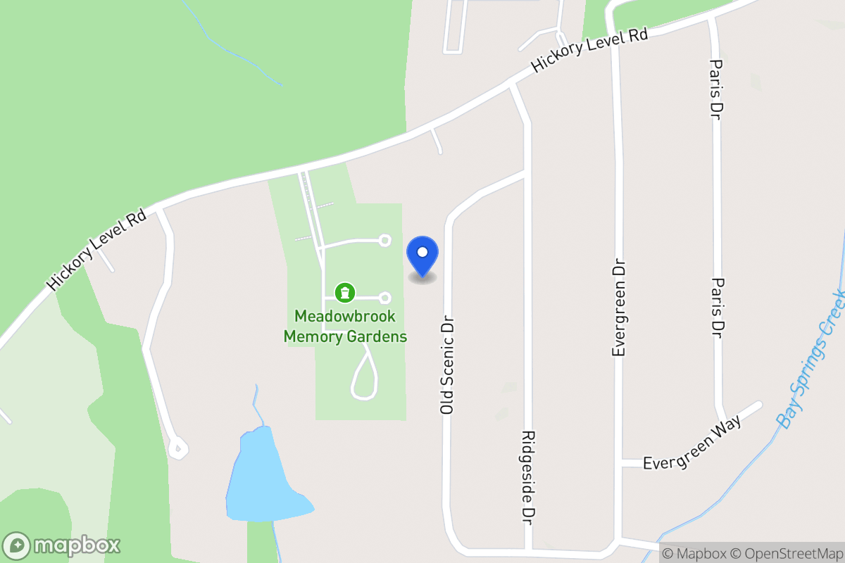 Map of 2203 Old Scenic Dr