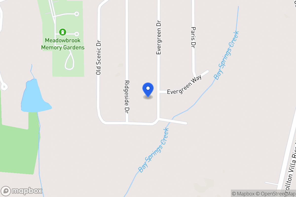 Map of 199 Evergreen Dr