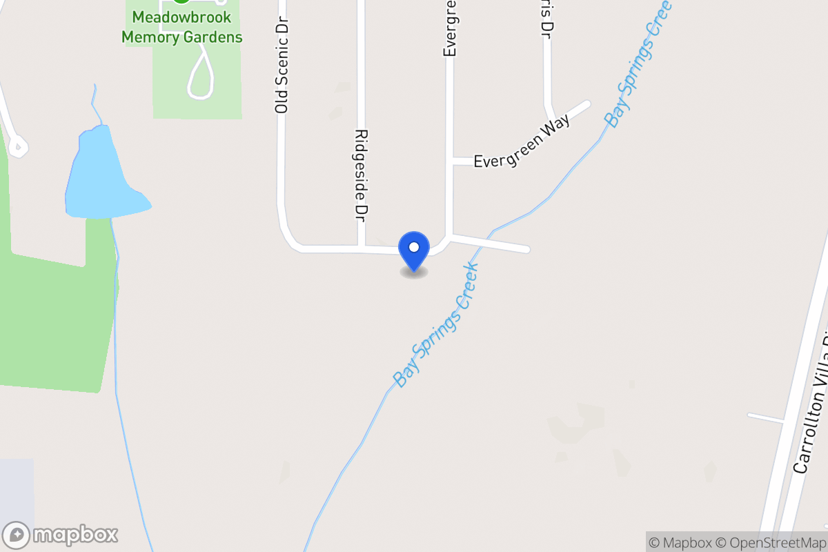 Map of 256 Evergreen Dr