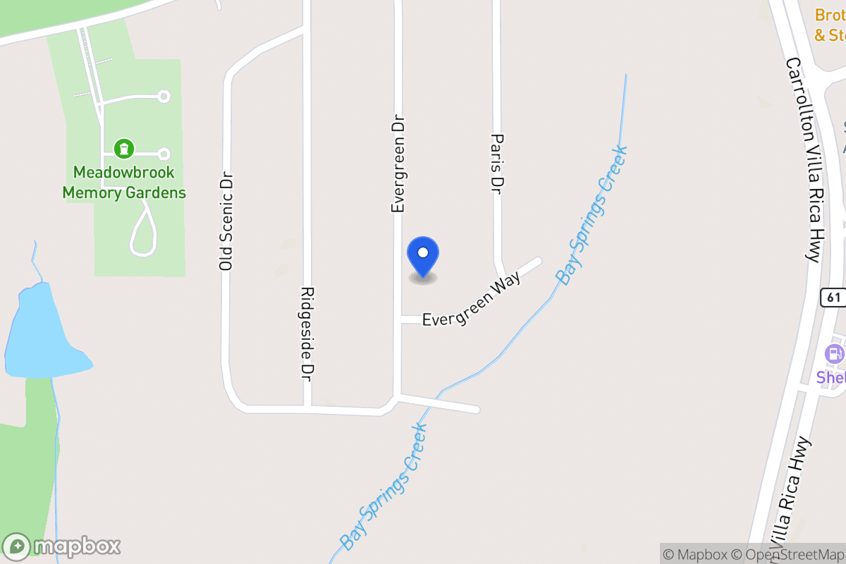 Map of 176 Evergreen Dr