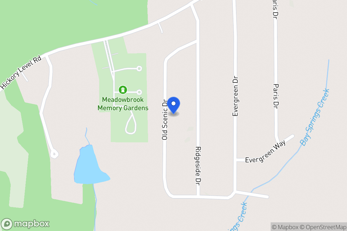Map of 2212 Old Scenic Dr