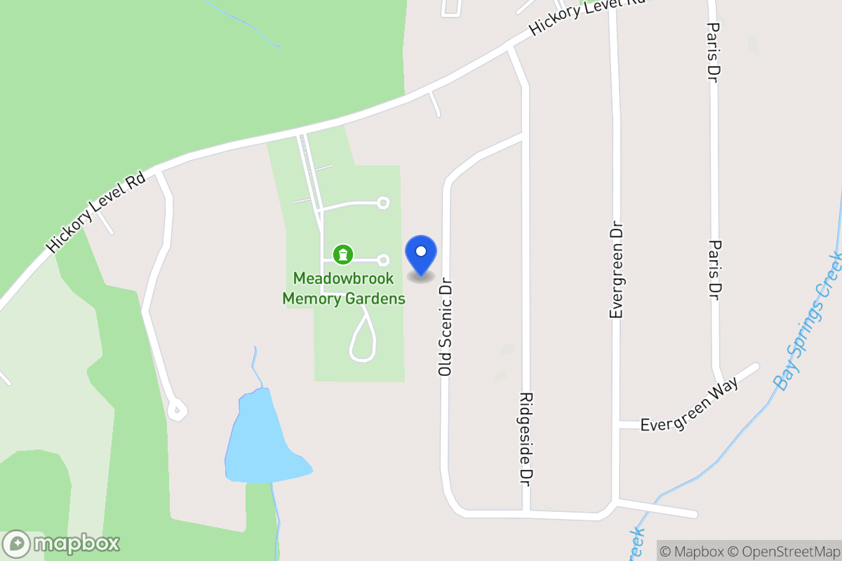Map of 2207 Old Scenic Dr