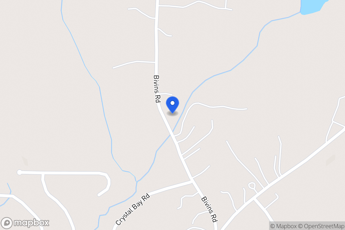 Map of 392 Bivins Rd