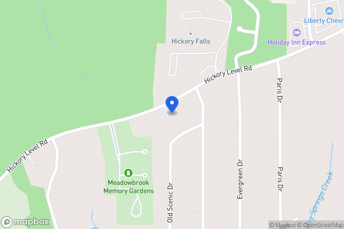 Map of 904 Hickory Level Rd