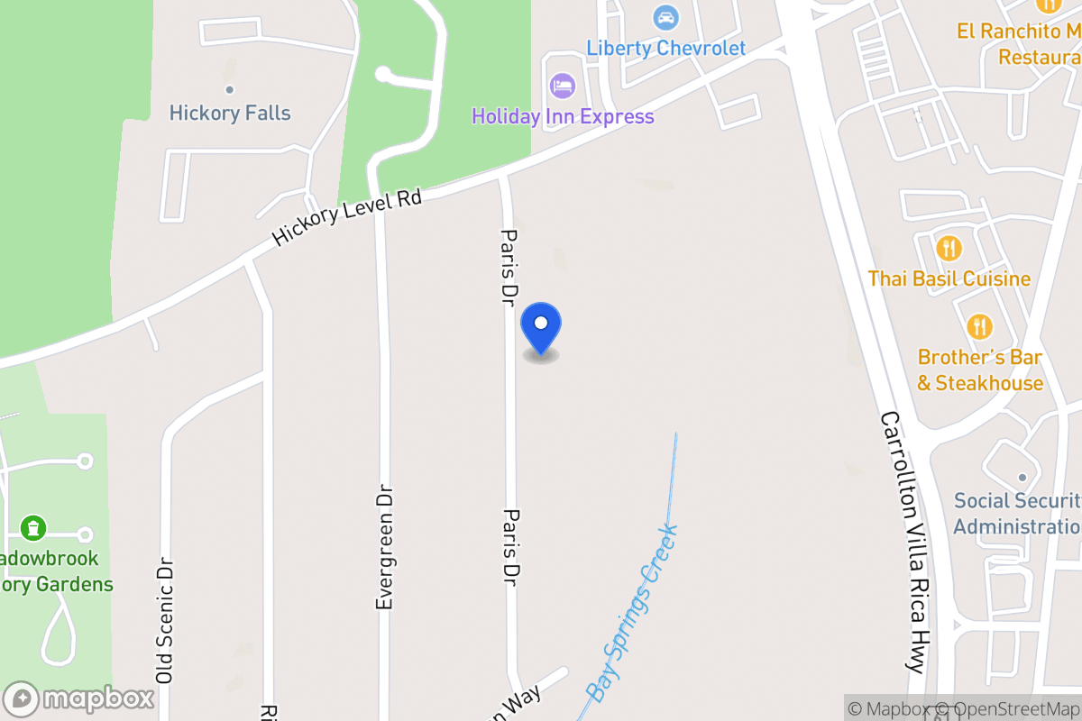 Map of 150 Paris Dr
