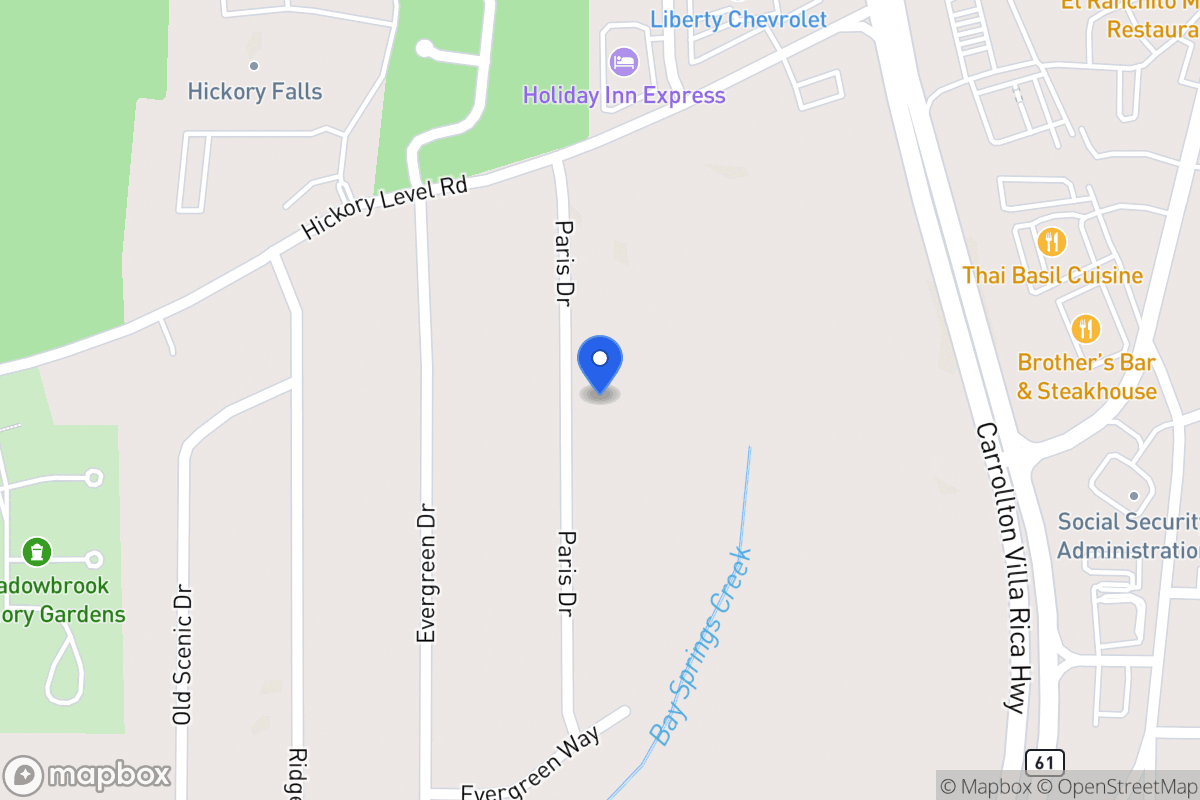 Map of 156 Paris Dr