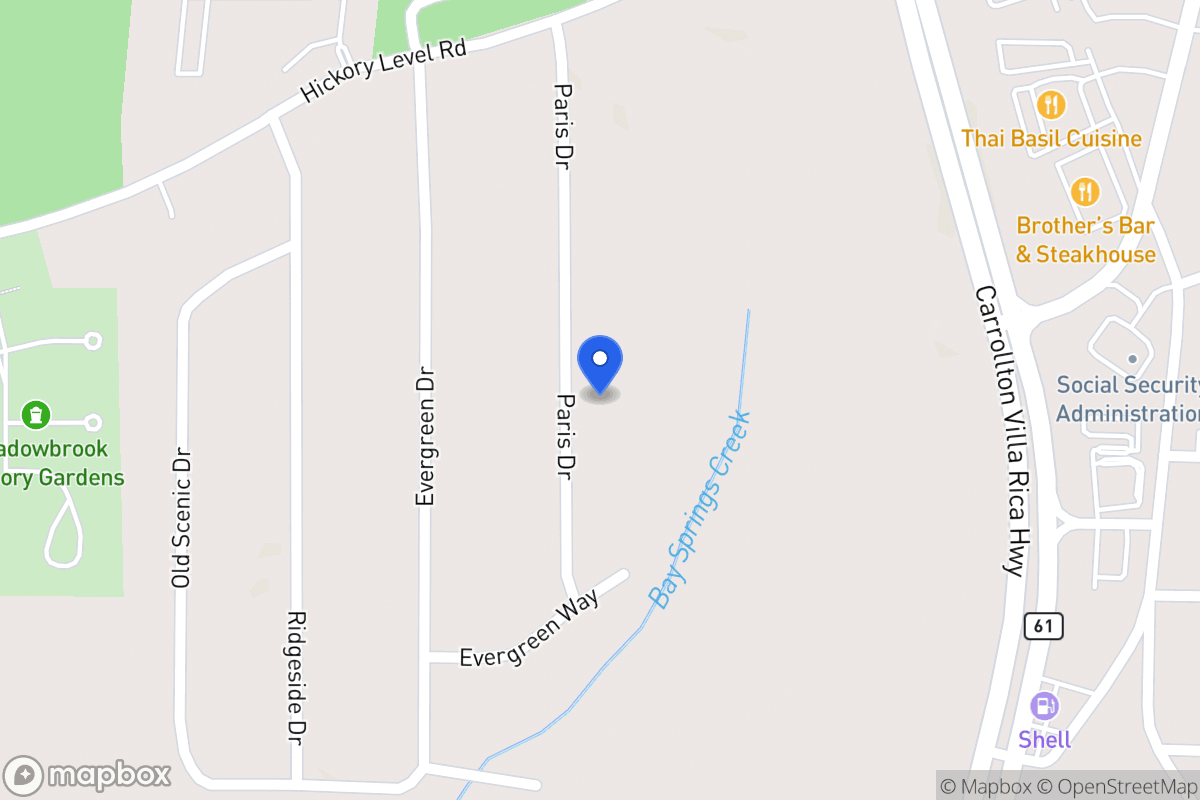 Map of 174 Paris Dr