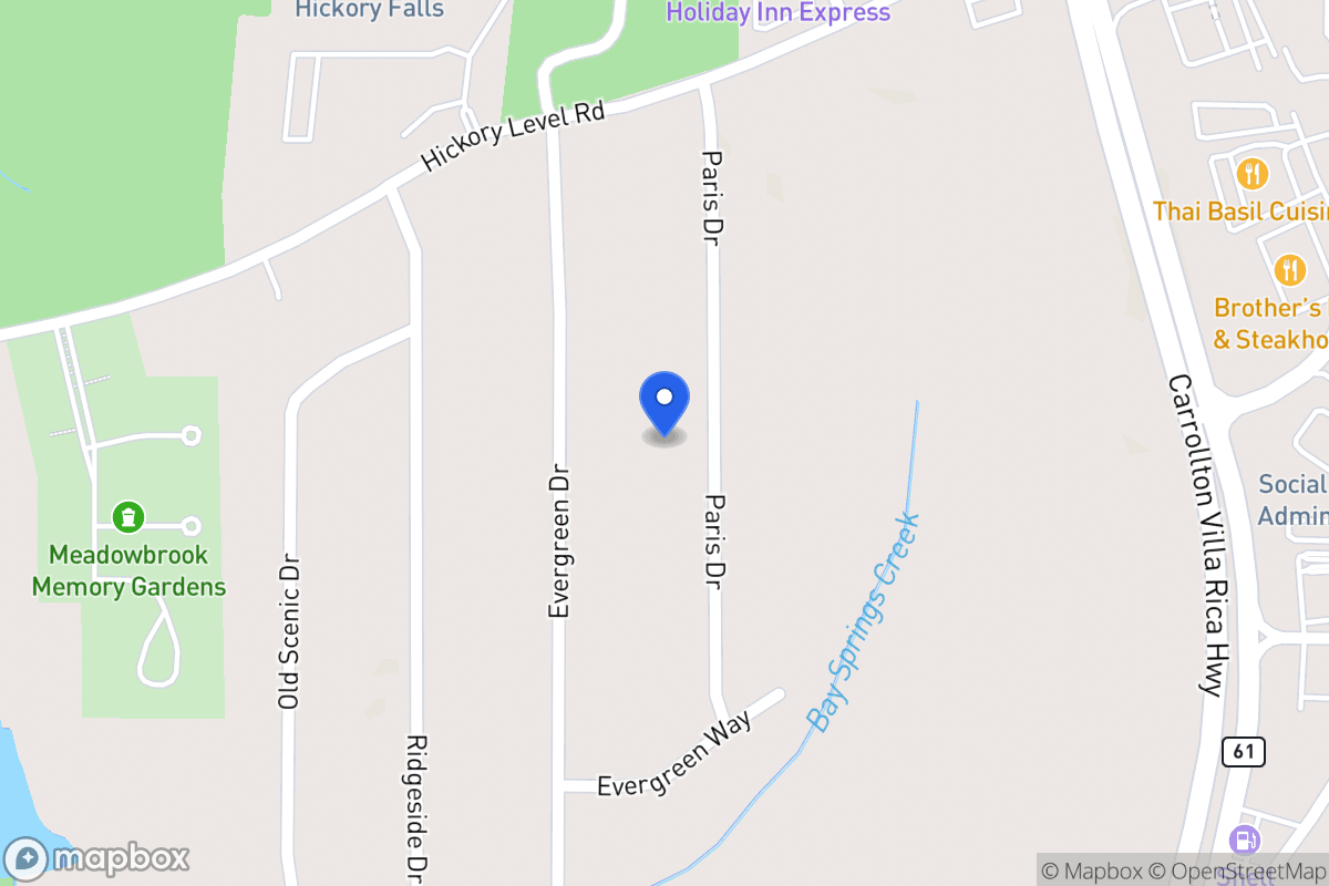 Map of 167 Paris Dr