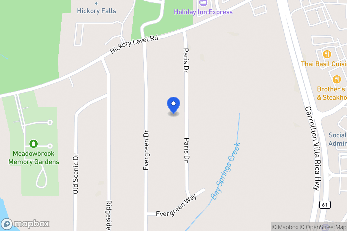 Map of 163 Paris Dr