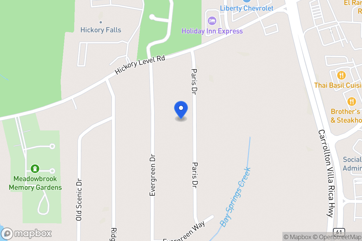 Map of 153 Paris Dr