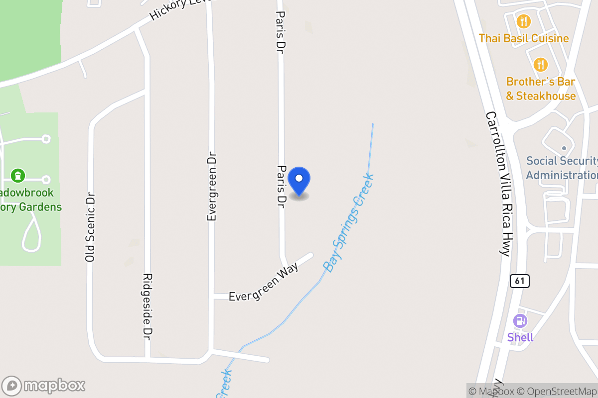 Map of 180 Paris Dr